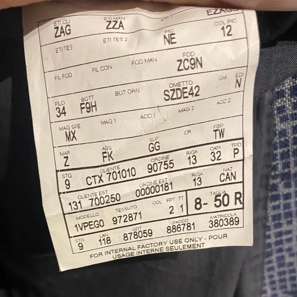 Z ZEGNA Blazer Navy 40R - Picture 2 of 4